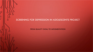 Depression Screening in Adolescent Project